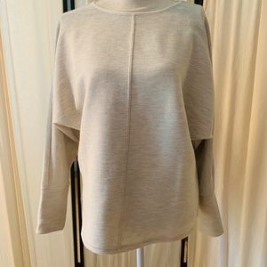 Sundance cream tone ribbed sweatshirt